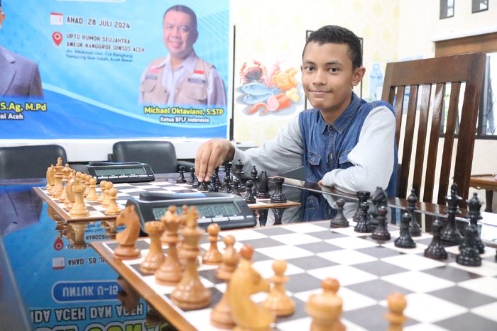 Ahmad Faruq Juarai Turnamen Catur Junior Se Banda Aceh dan Aceh Besar