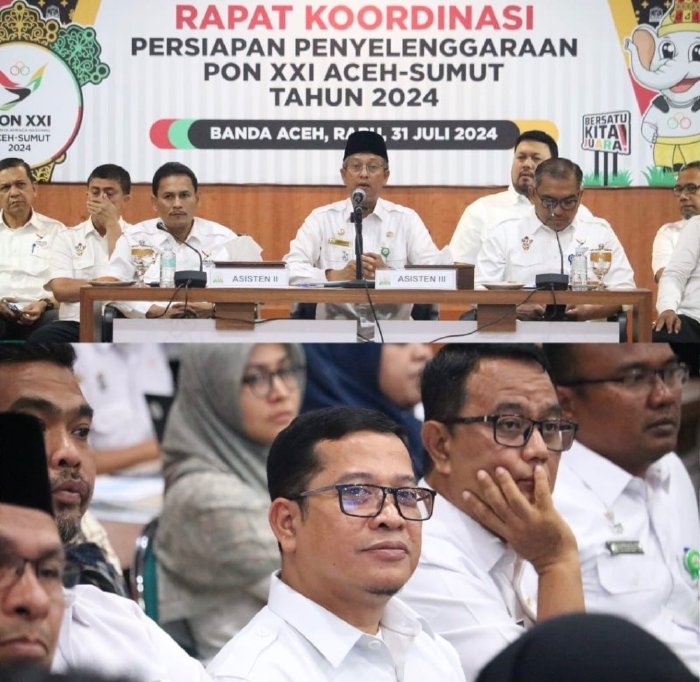 Dinsos Aceh Hadiri Rapat Koordinasi Gabungan Persiapan PON XXI Aceh - Sumut