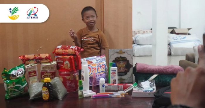 Kemensos Berikan Batuan Atensi Anak Disabilitas