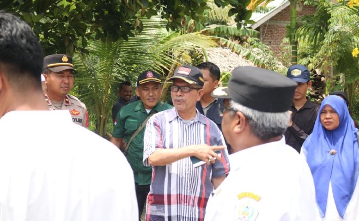 Kadinsos Aceh Tinjau Lokasi Bencana Angin Kencang Aceh Utara, Bantuan Sudah Mulai Disalurkan