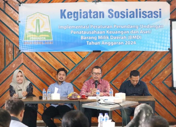 Samakan Persepsi, Dinsos Aceh Sosialisasi Aturan Tatakelola Aset Bagi Pegawai