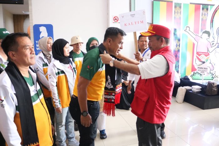 Kontingen Kaltim Cabor Korfball, Bridge Dan Aerosport-Gantole Tiba Di Aceh, Disambut Langsung Kepala Dinas