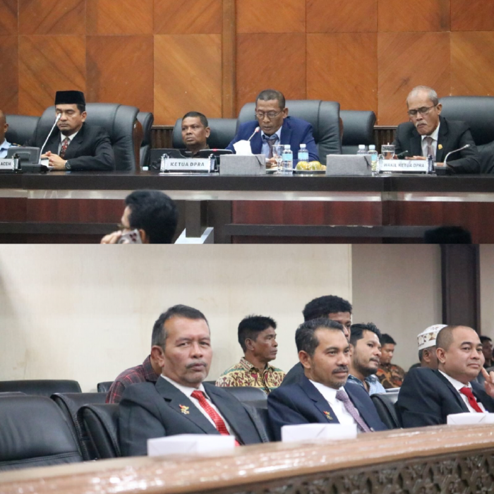 Kadis Sosial Aceh, Dr. Muslem Hadiri Rapat Paripurna DPRA Penetapan Pansus Dan Penandatanganan Jalankan MoU Helsinki UUPA