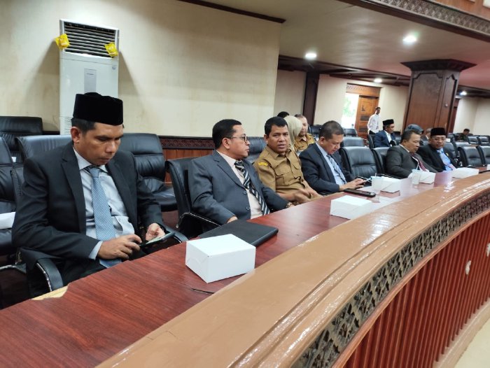 Dinsos Aceh Hadir Dalam Paripurna Pembentukan Fraksi DPRA 2024-2029